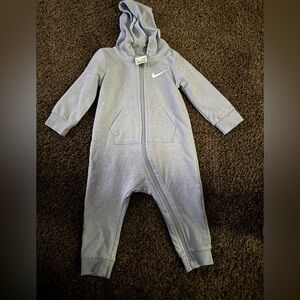 Nike Kids Sky Blue Hooded Footie